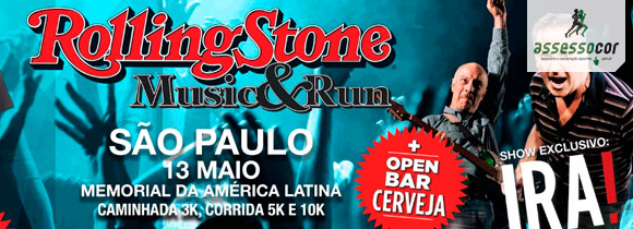 QUINTA EDIO PAULISTANA DA CORRIDA DE RUA ROLLING STONE MUSIC & RUN ACONTECE EM MAIO